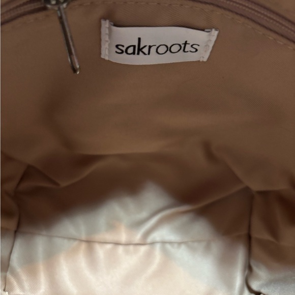 Sakroots Floral Beige and Tan Shoulder Bag - Picture 6 of 6